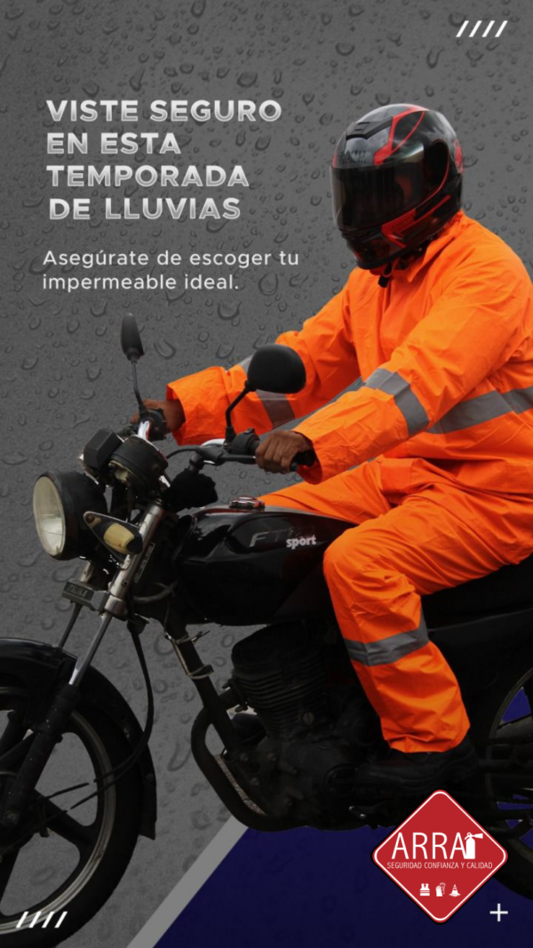 Impermeable completo 2 piezas chamarra y pantalon MR DZ1005